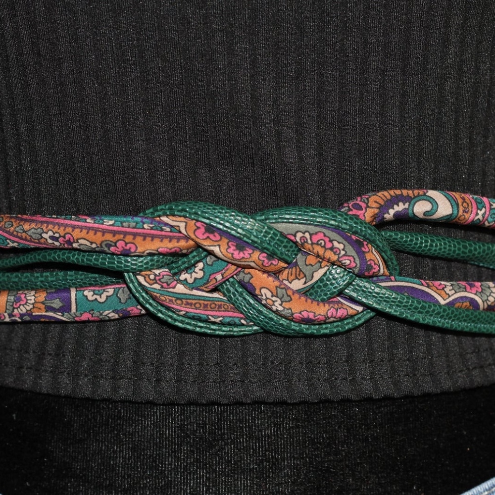 Green Leather Belt